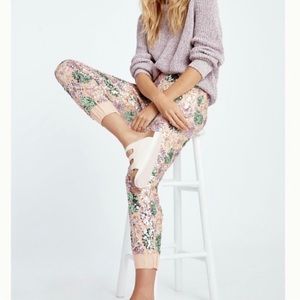 Anthropologie Eva Franco Sequined Joggers M